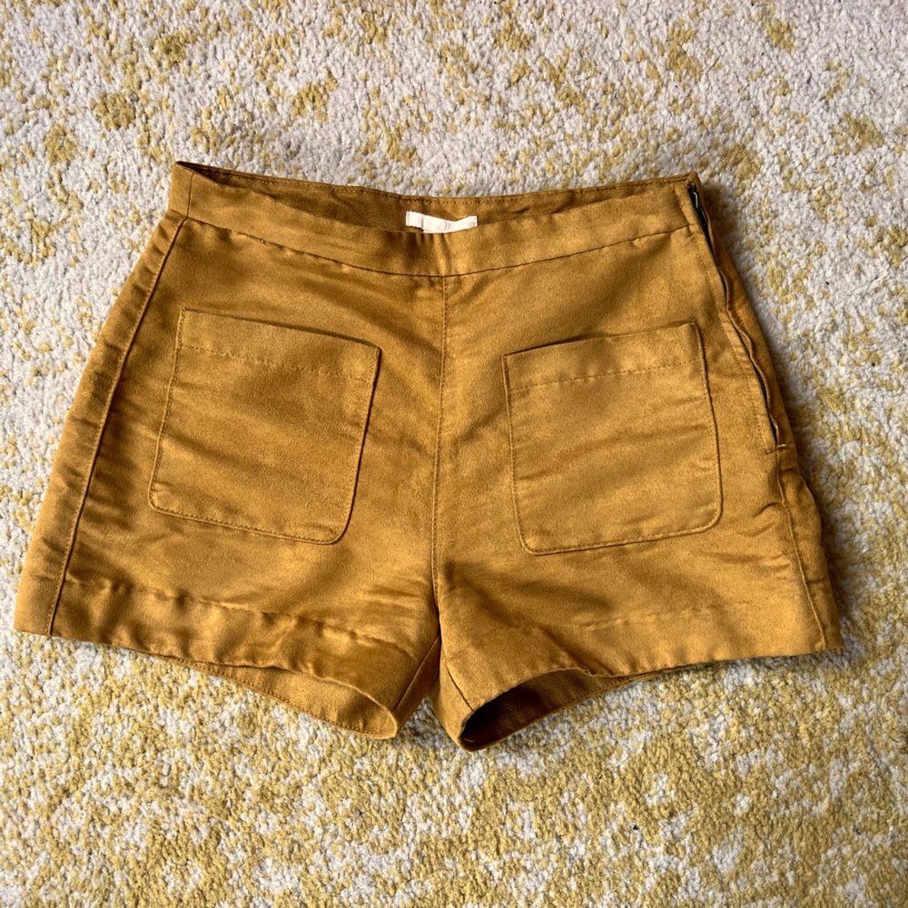 Faux suede shorts XS /size 2